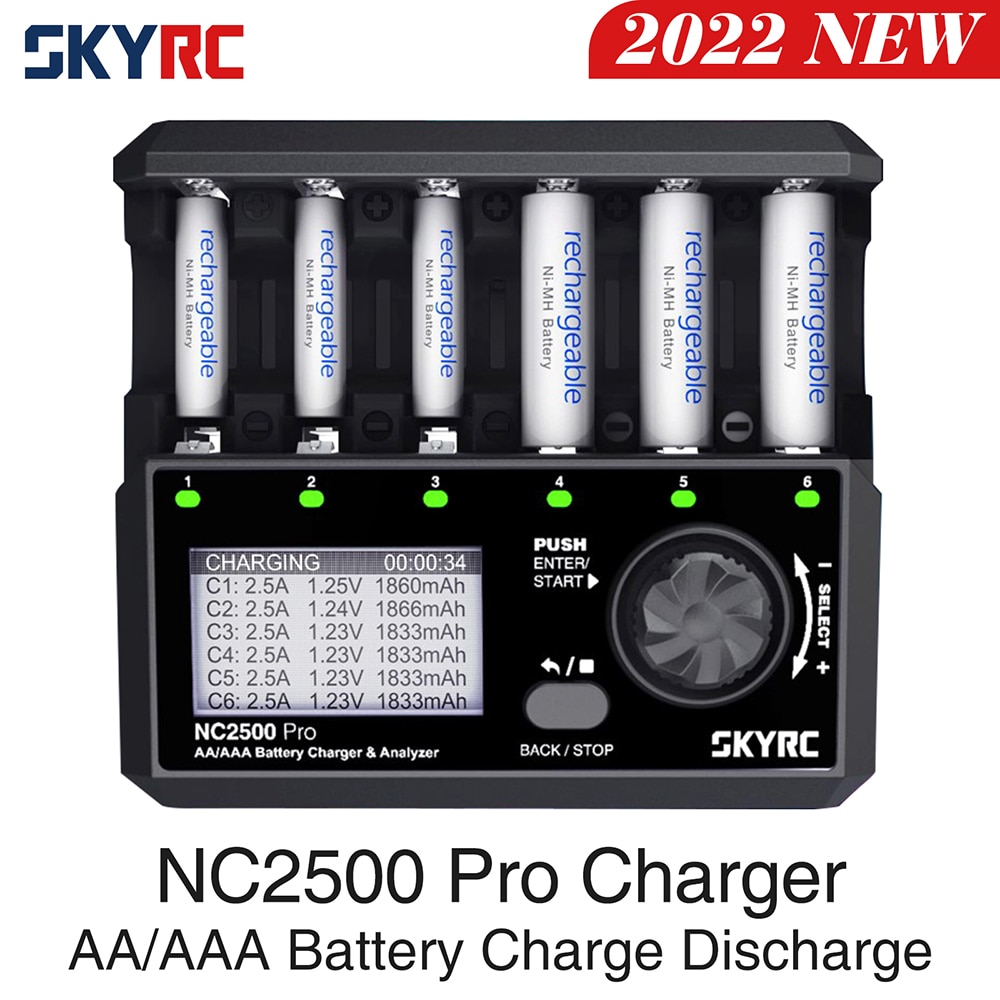 SKYRC-NC2500 Pro NiMH NiCd ͸ QC3.0 , AA..